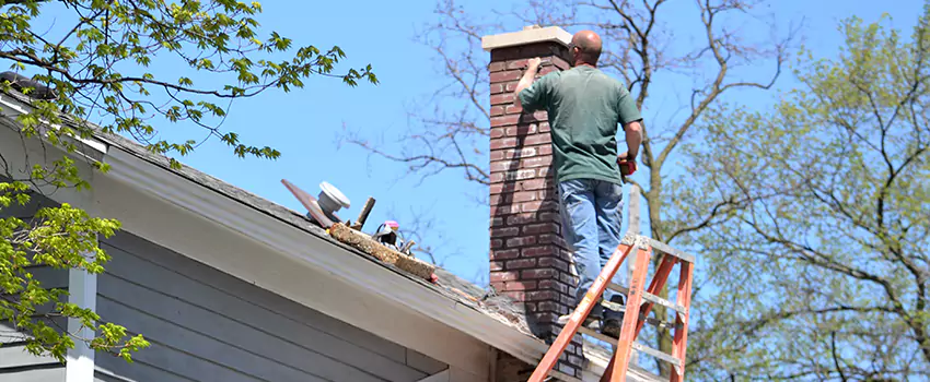 Vinyl and PVC Chimney Flashing Installation in Morristown, TN