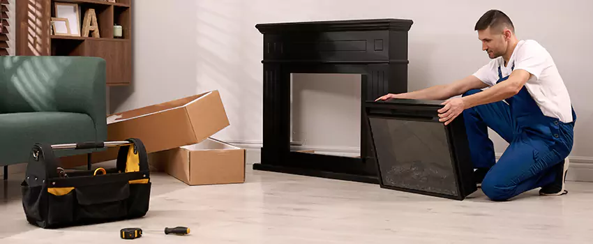 Old Rusted Metal Fireplace Repair And Replacement in Morristown, TN